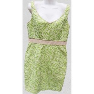 Maggy London Women's Sheath Dress Sz 8 Above Knee Sleeveless V-Neck Evening NWT